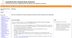 Desktop Screenshot of musicresearchanz.com
